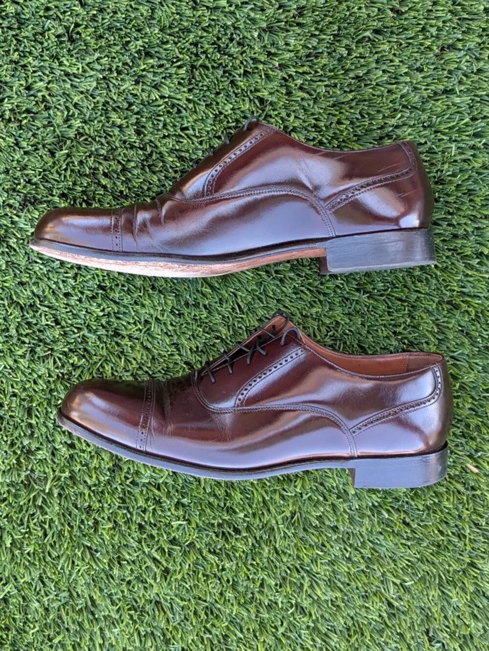 Men's Bostonian Classic Canton Brown Leather Dress Shoes 20352 Sz 11.5 M